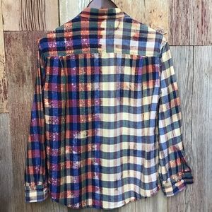 Eddie Bauer Plaid Upcycled Shirt S